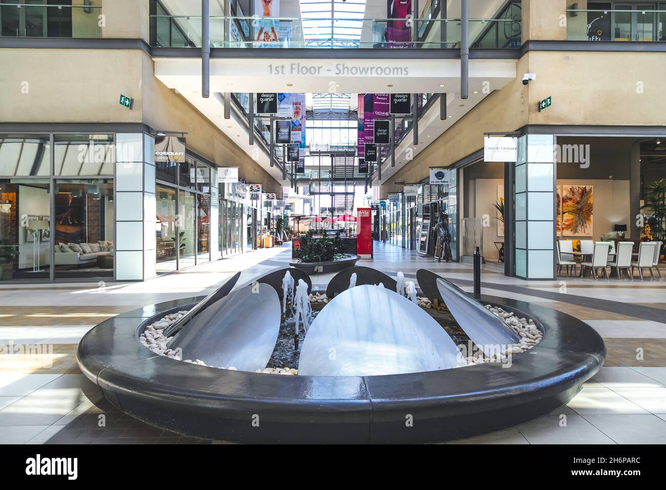 Johannesburg, South Africa 12th October, 2021 Water feature in