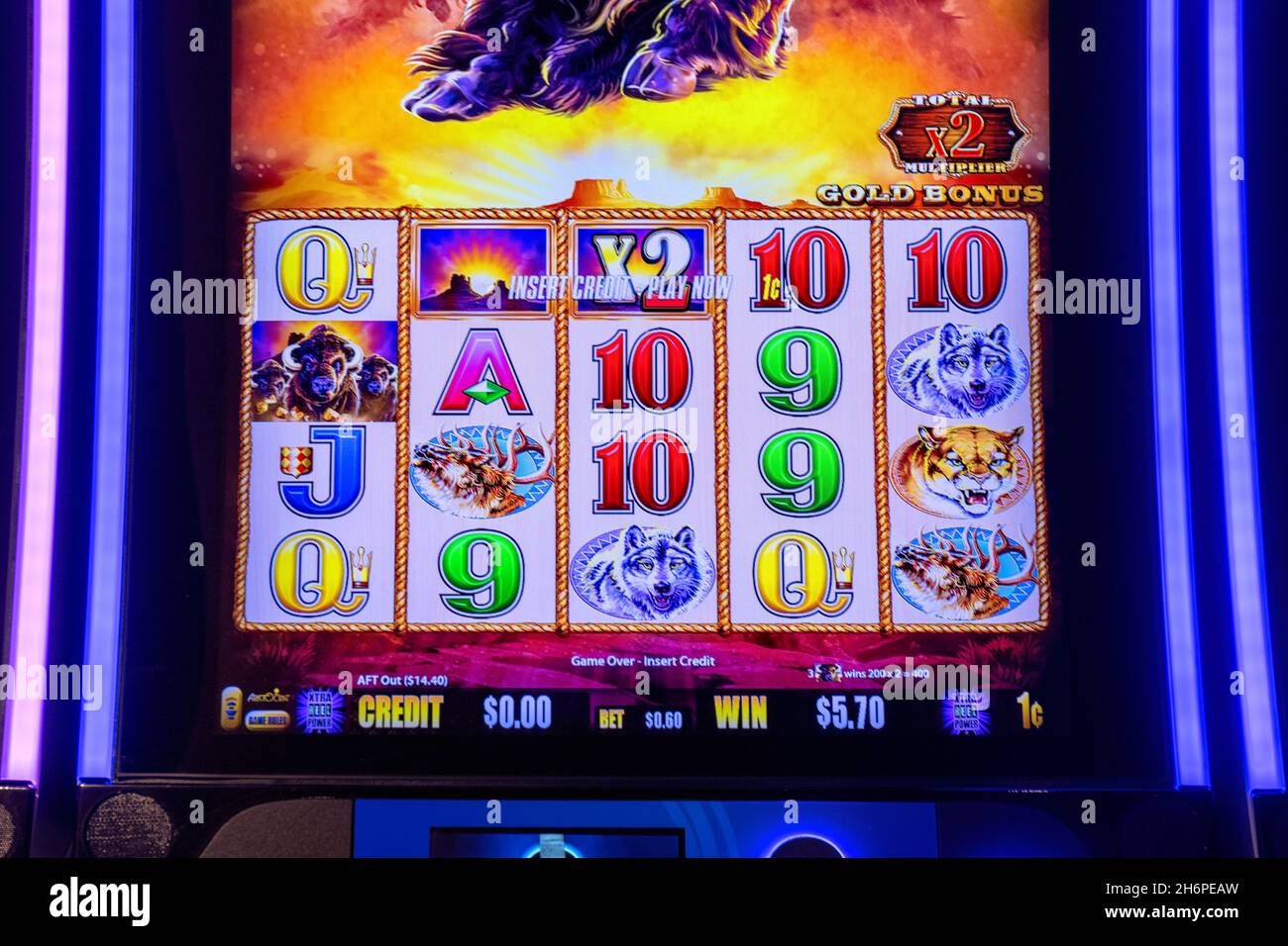 Slot Machines One Arm Bandits, Casino Sky Princess cruise ship Stock ...