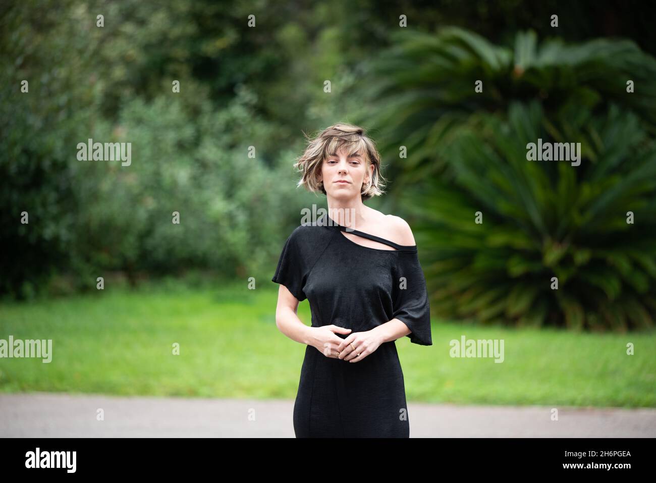 Vicky luengo actriz ganadora de un ondas 2021por la serie anti disturbios Stock Photo