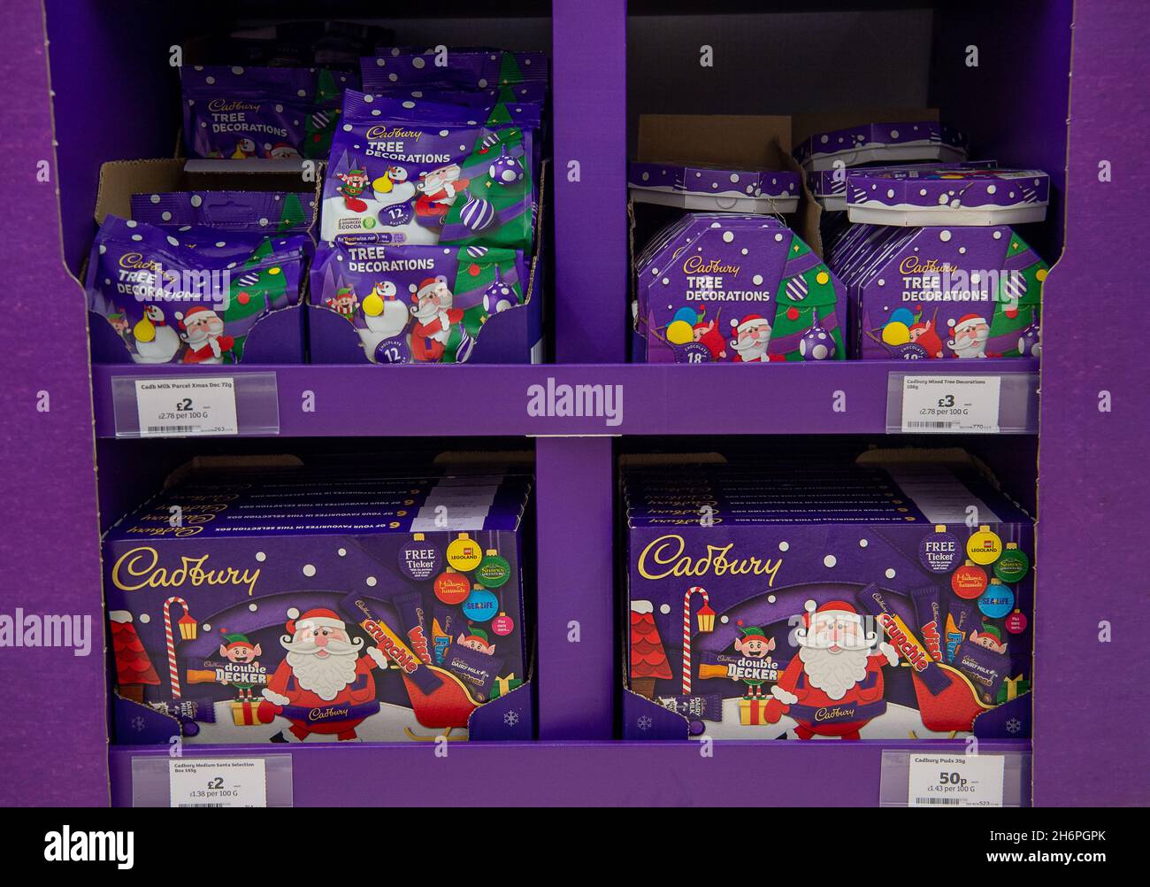 Taplow, Buckinghamshire, UK. 17th November, 2021. Cadbury Christmas