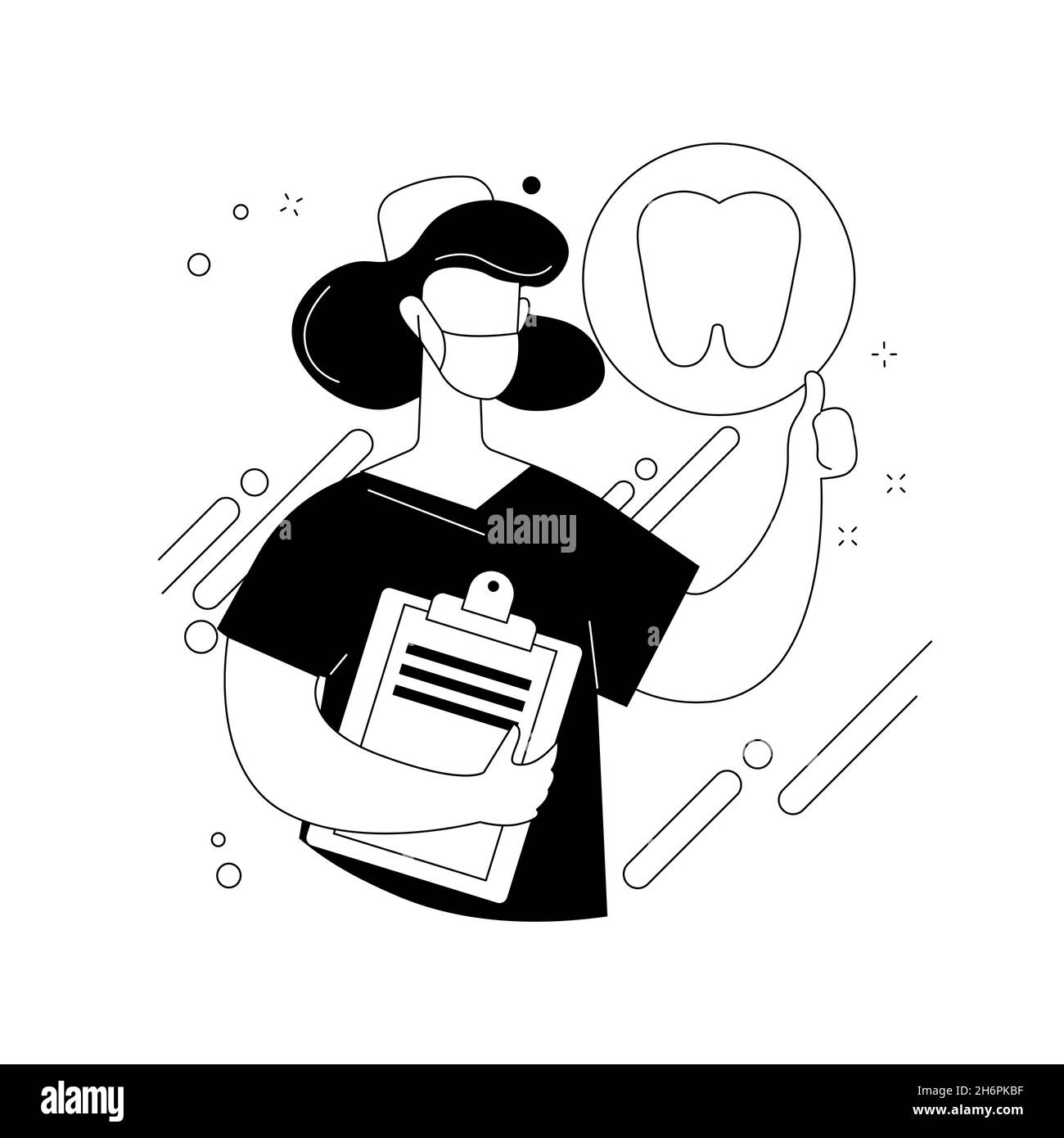 Private dentistry abstract concept vector illustration Stock Vector ...