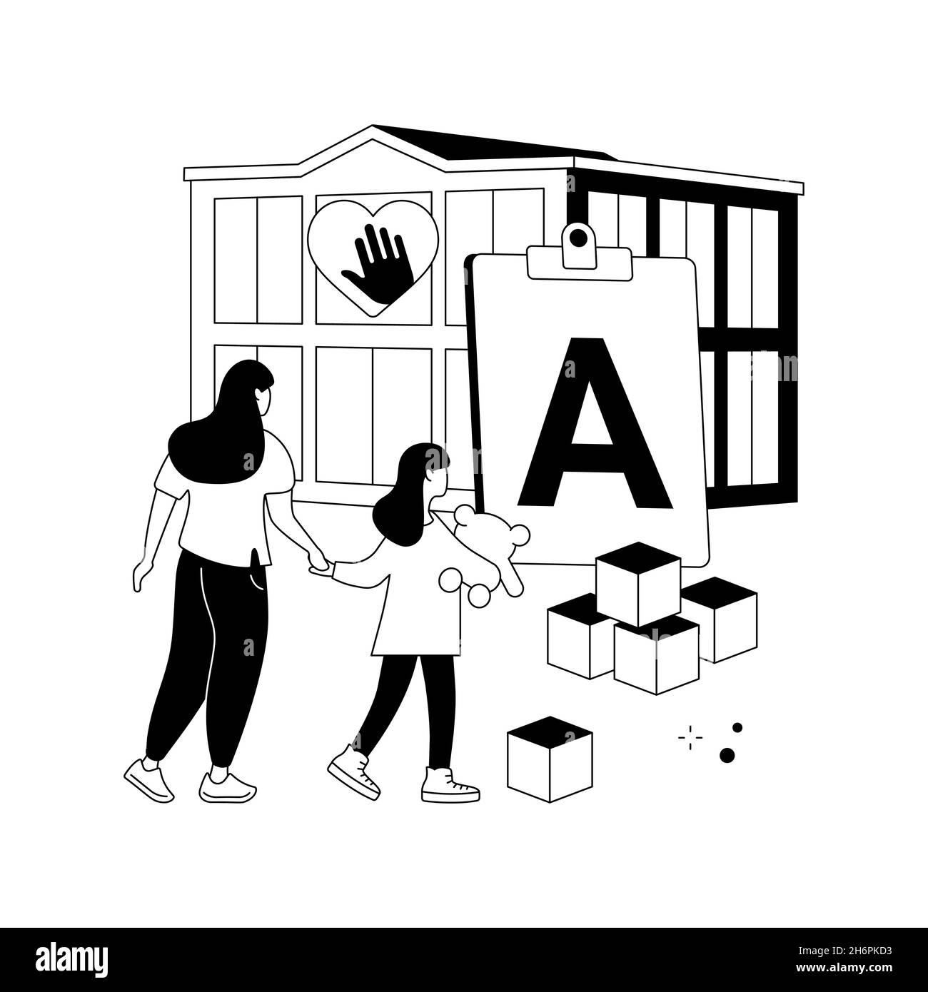 Autism spectrum disorder school Black and White Stock Photos & Images