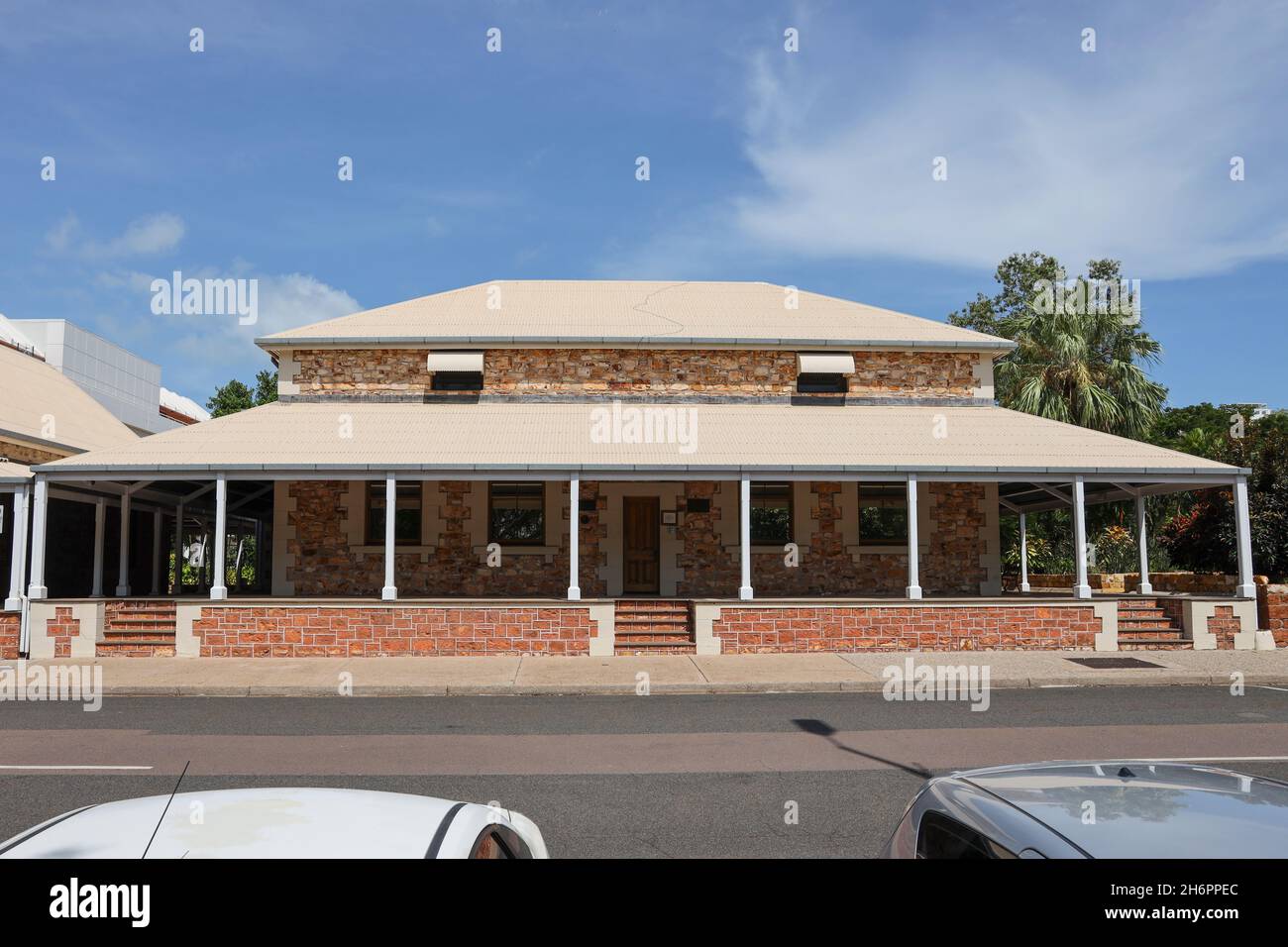 Old Court House and Police Station,Darwin, Northern Territory, Australia Stock Photo