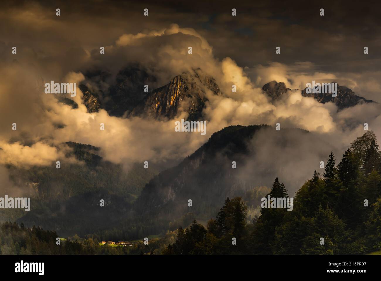 ramsau am dachstein Stock Photo