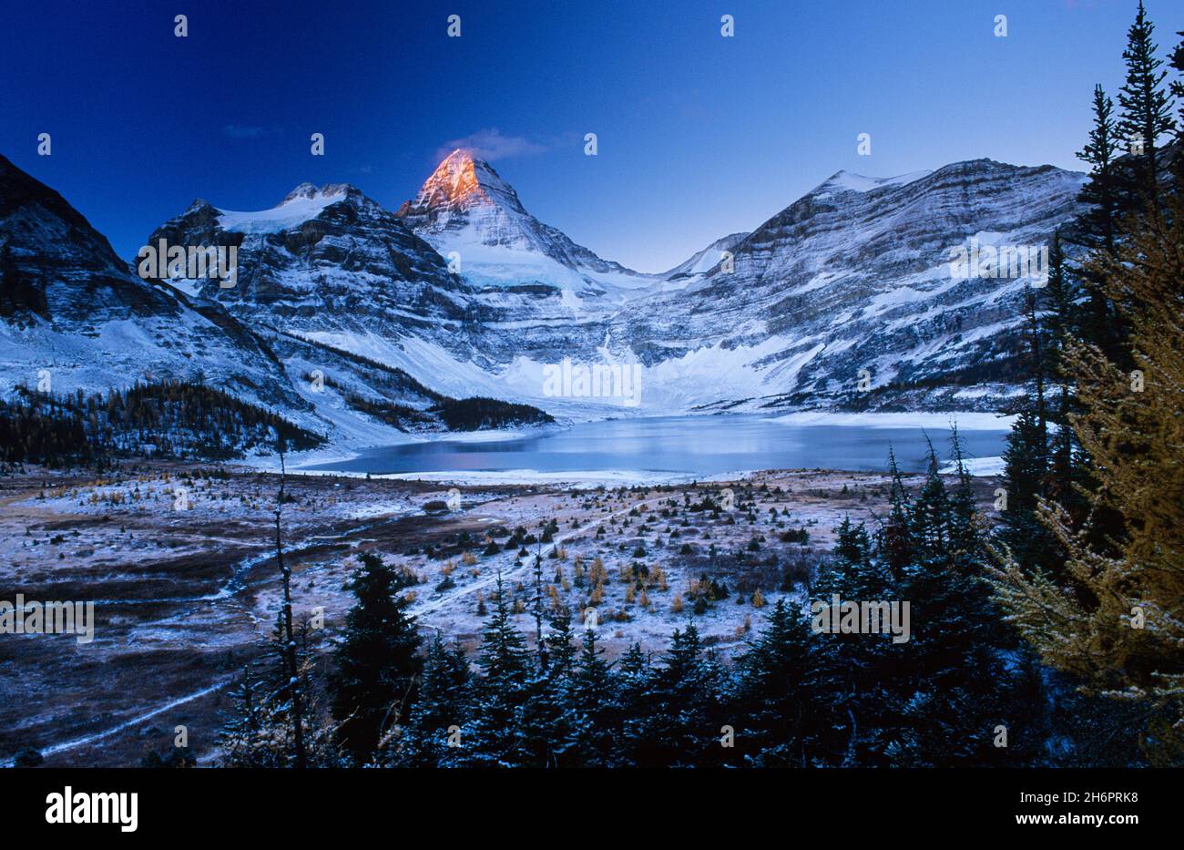 Mount Assiniboine Provincial Park, British Columbia, Canada Stock Photo ...
