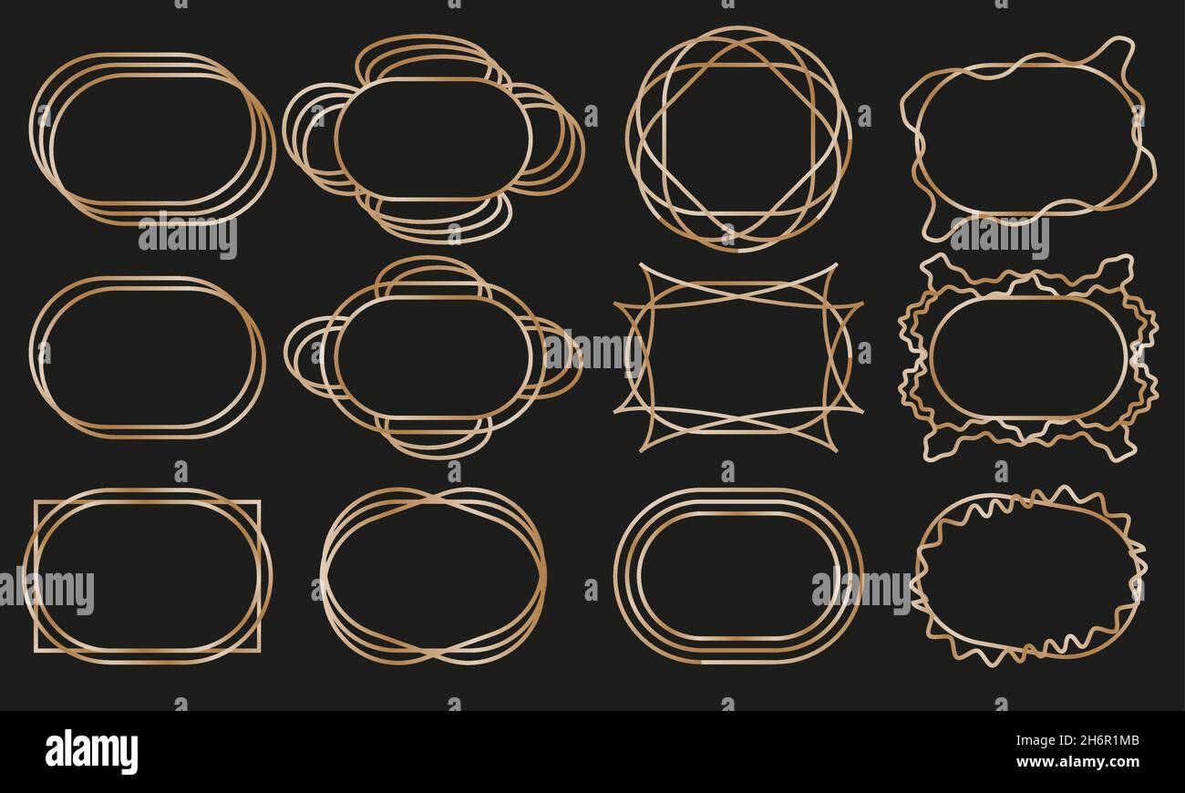 Oval top shape frames