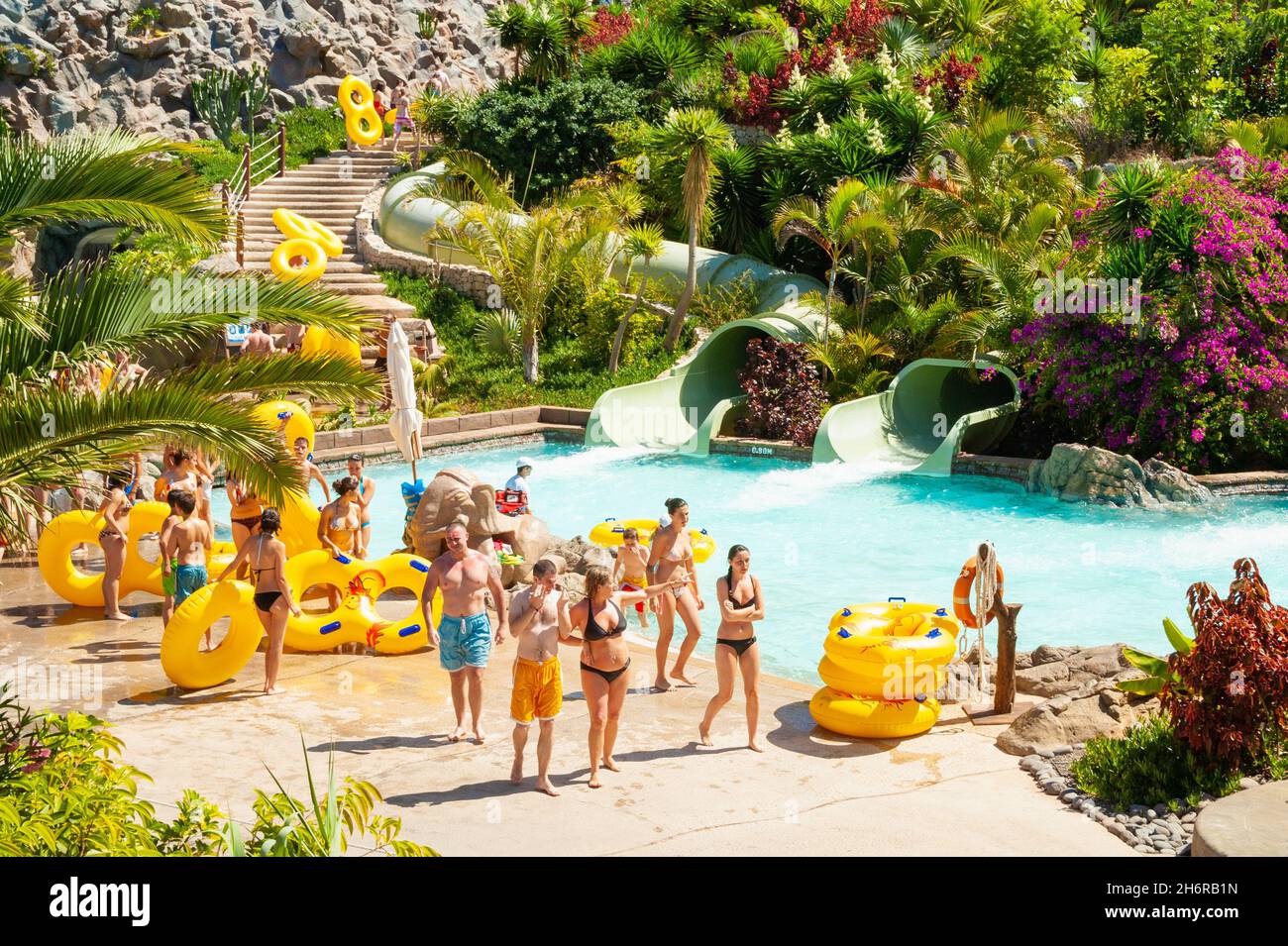 Siam Park water park near Playa de Las Americas on Tenerife, Canary  Islands, Spain Stock Photo - Alamy