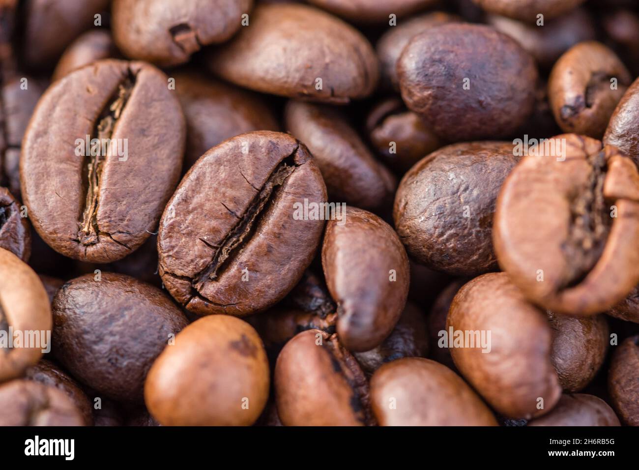Closeup shot of aromatic Arabica coffee beans Stock Photo - Alamy