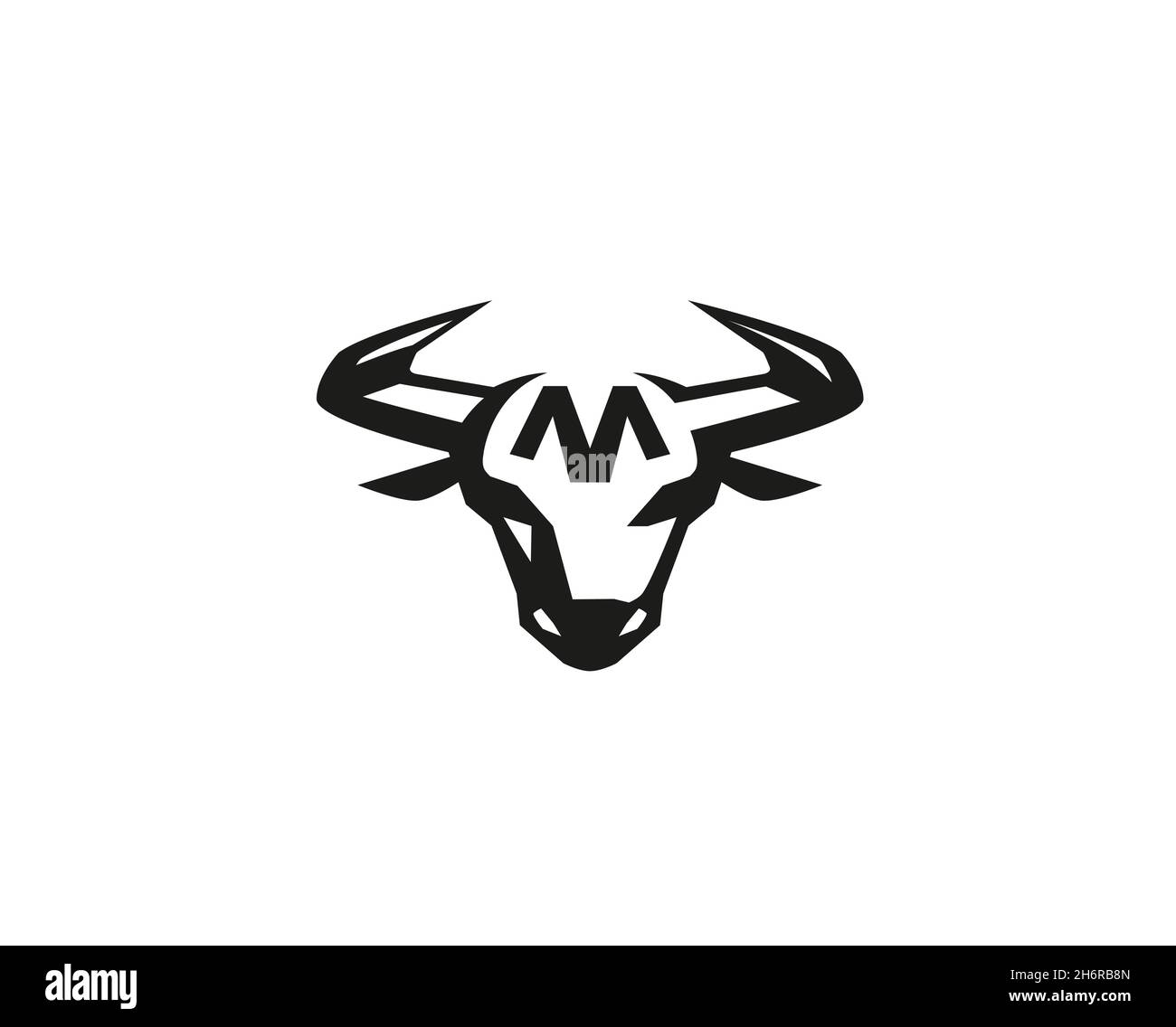 creative buffalo head logo vector symbol design illustration Stock ...