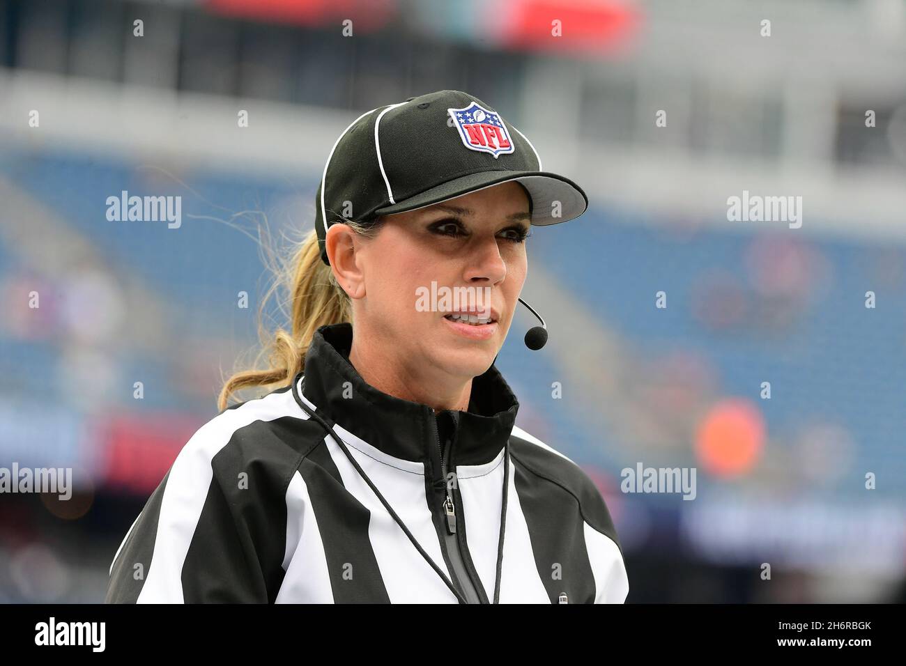 New England Patriots linebacker Jahlani Tavai (48) walks on the sidelines  during an NFL football game against the Miami Dolphins, Sunday, Jan. 9,  2022, in Miami Gardens, Fla. (AP Photo/Doug Murray Stock