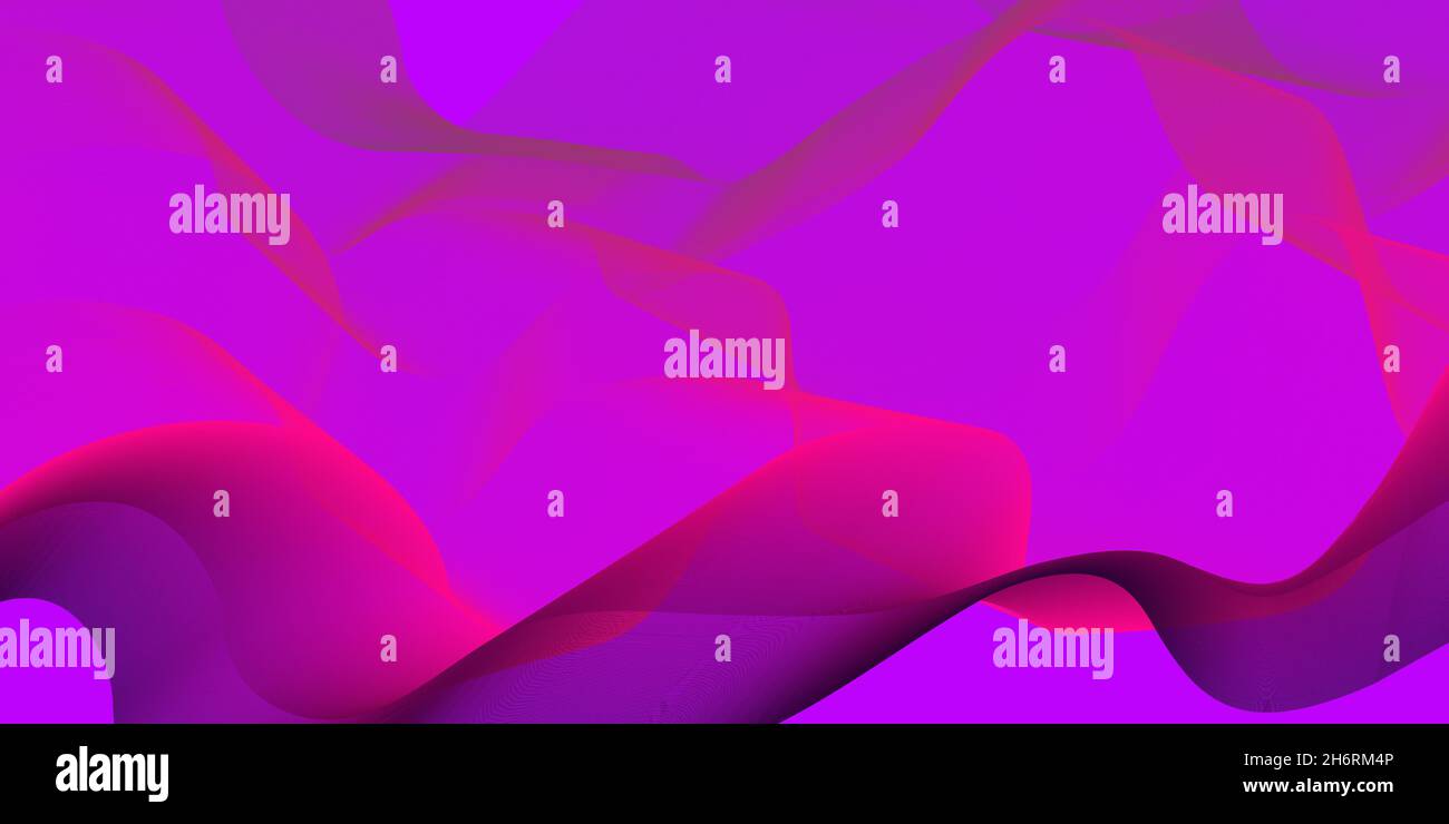Abstract background with waves in pink and lilac gradations. Wavy ...