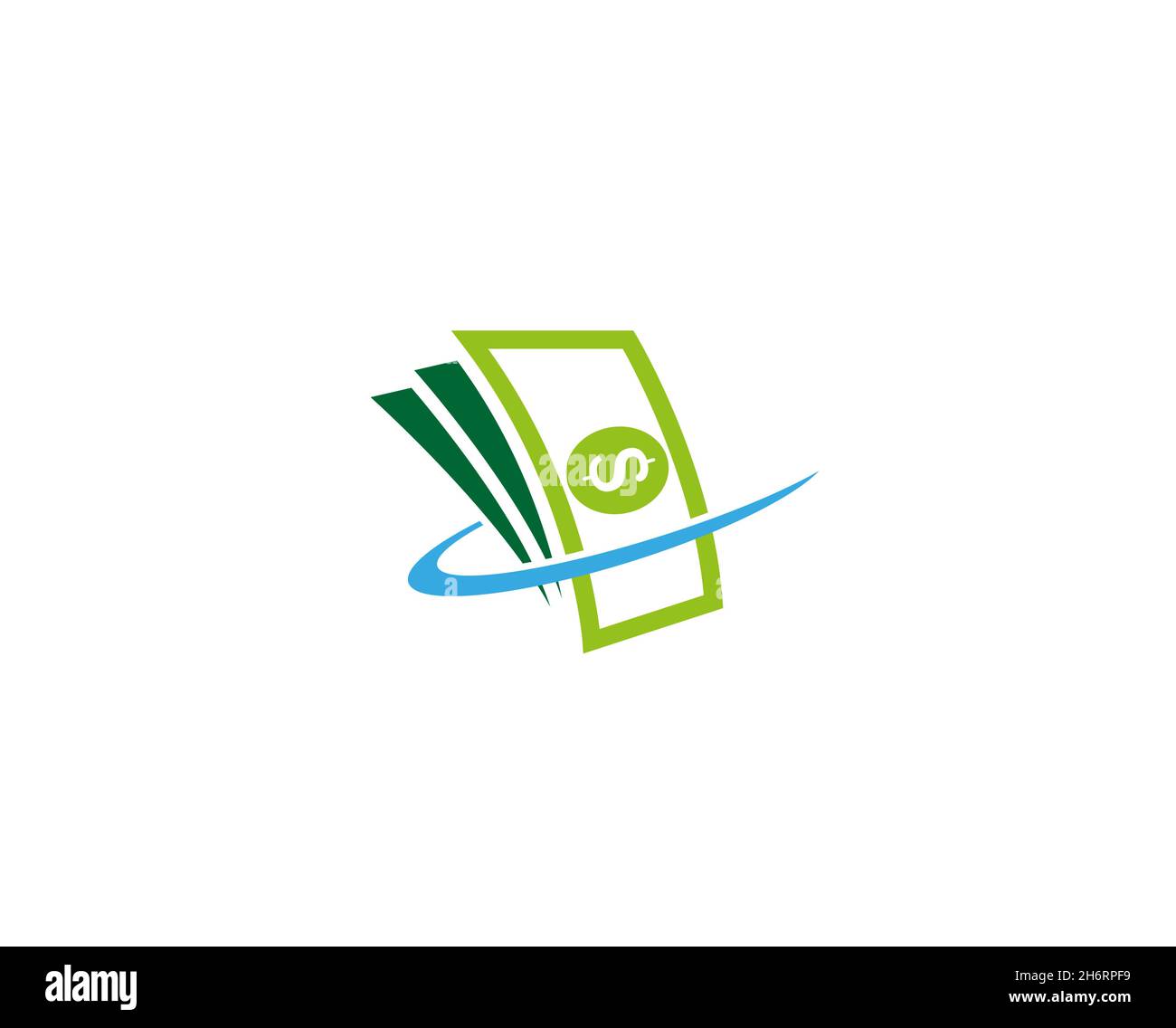 Abstract Money Cash Logo Design Vector Symbol Illustration Stock Vector