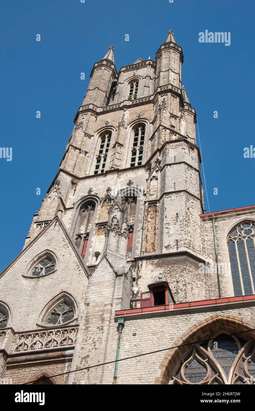 St Bavo's Cathedral, Ghent Stock Photo