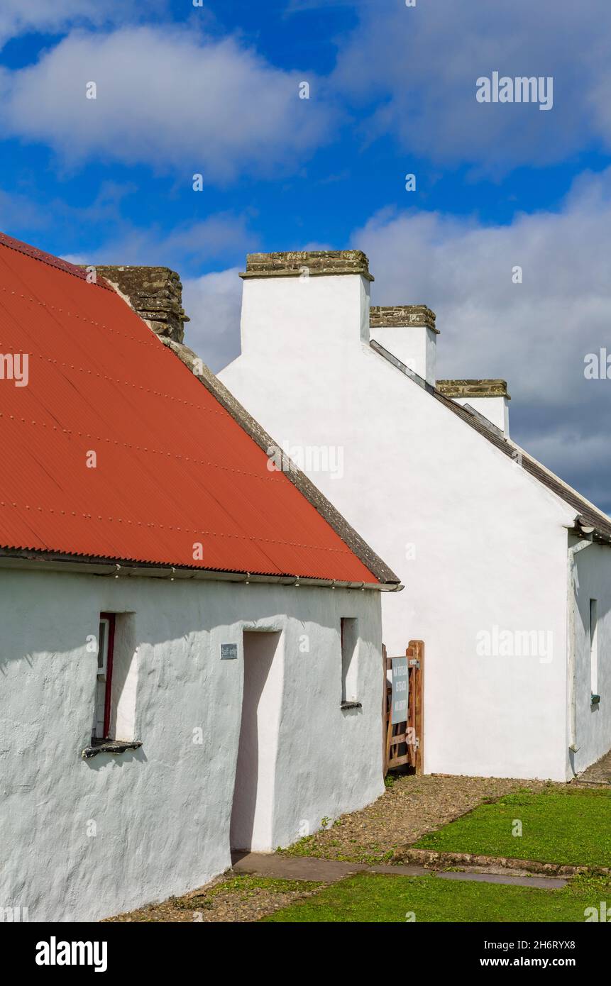 Houses on Scattery Island, County Clare, Ireland Stock Photo Alamy