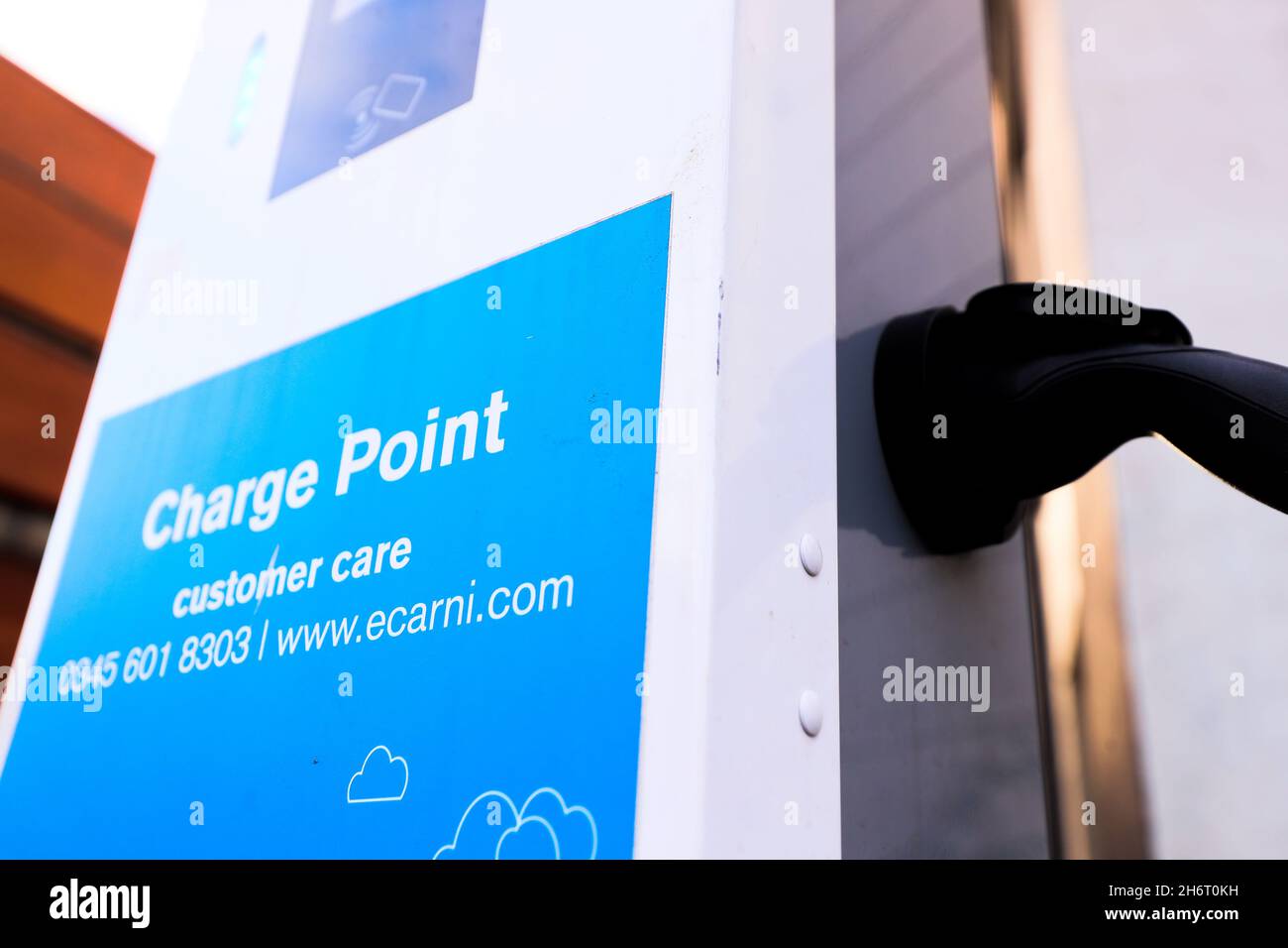 Electric car charging stations and points in Belfast, Northern Ireland
