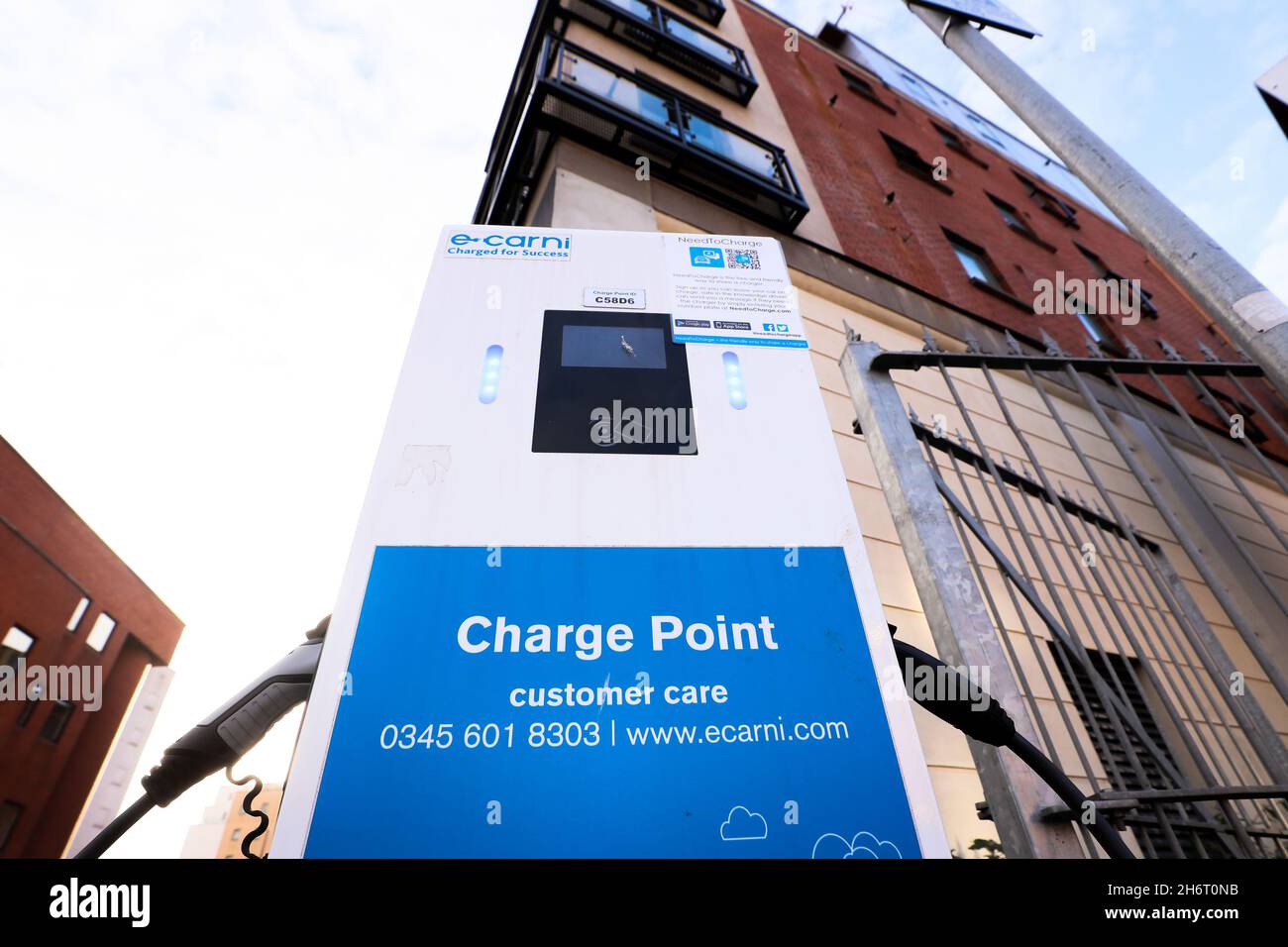 Electric car charging stations and points in Belfast, Northern Ireland