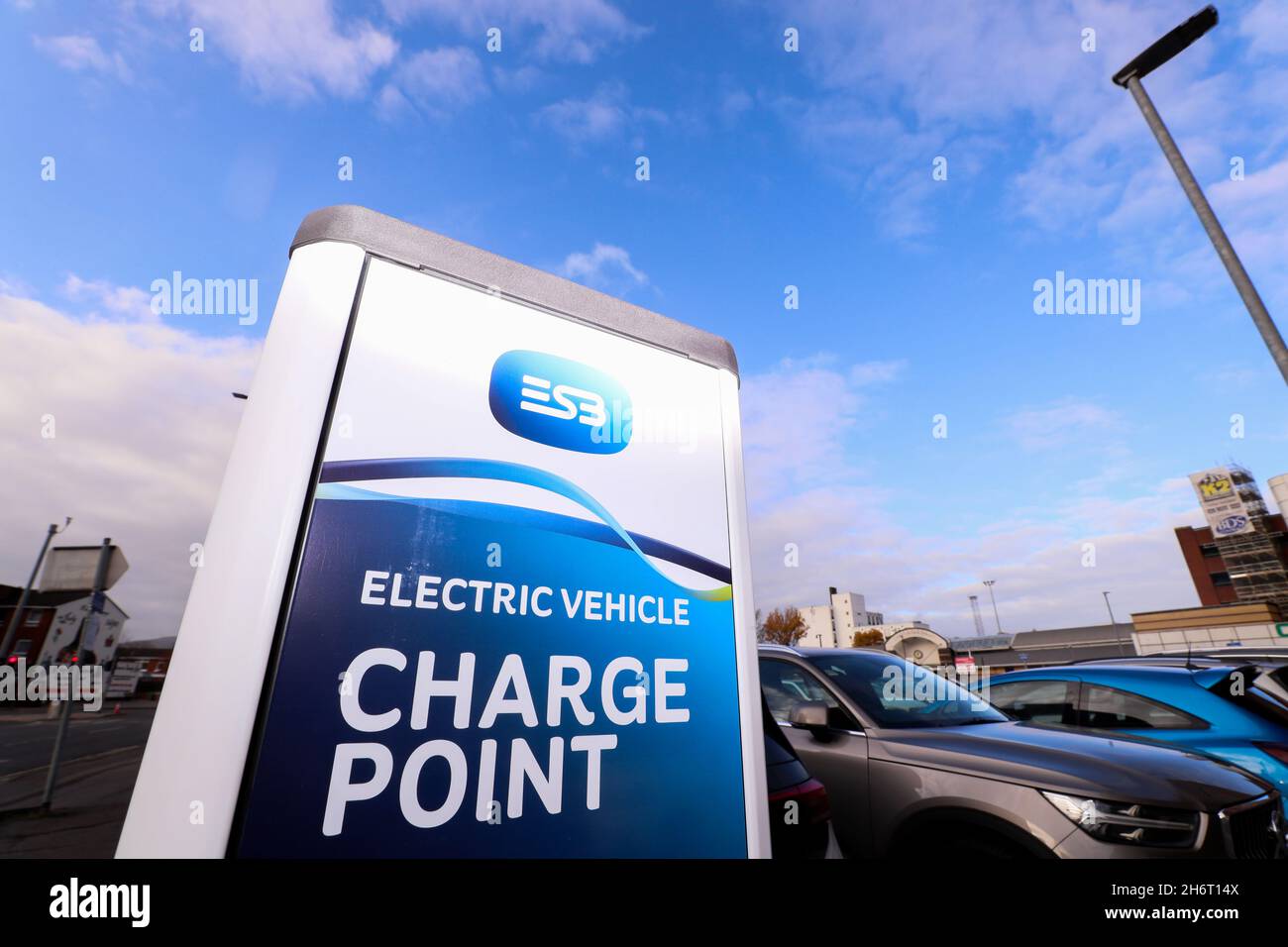 Electric car charging stations and points in Belfast, Northern Ireland