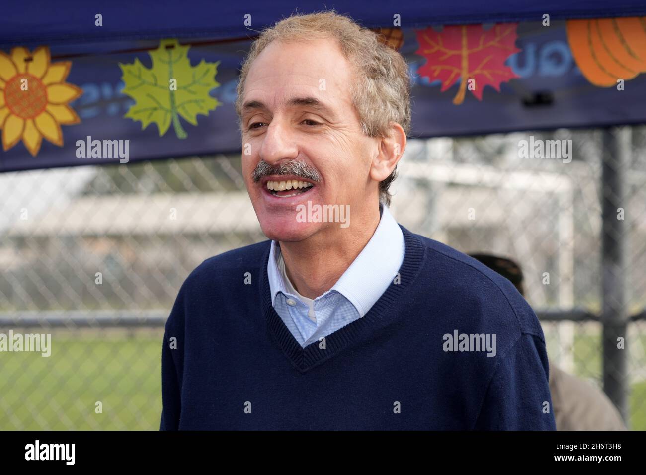 Los Angeles City Attorney Mike Feuer during the Los Angeles Dodgers