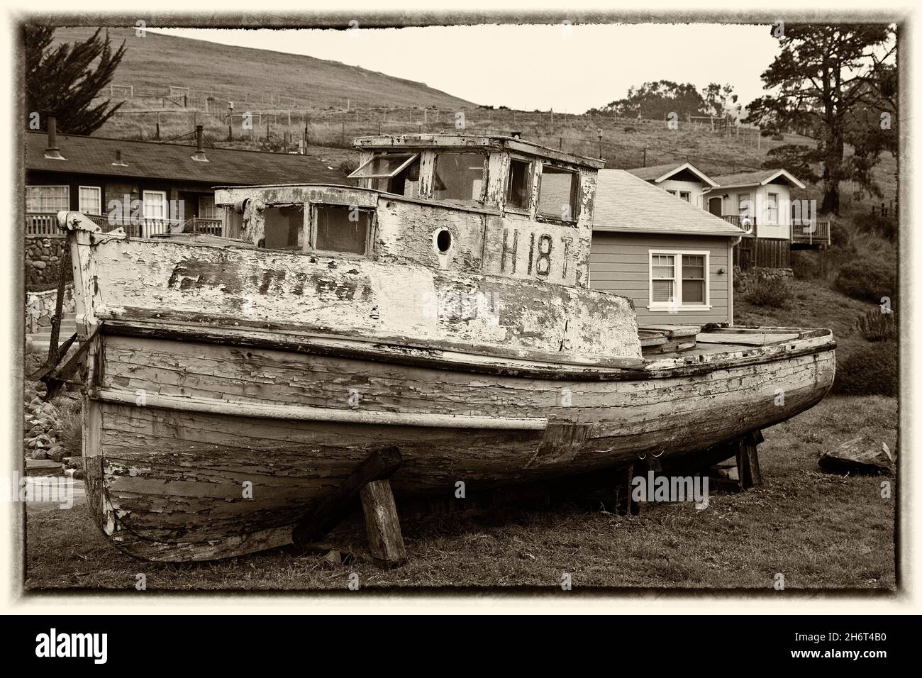 Shipwrecks at Tomales Bay,California Stock Photo Alamy