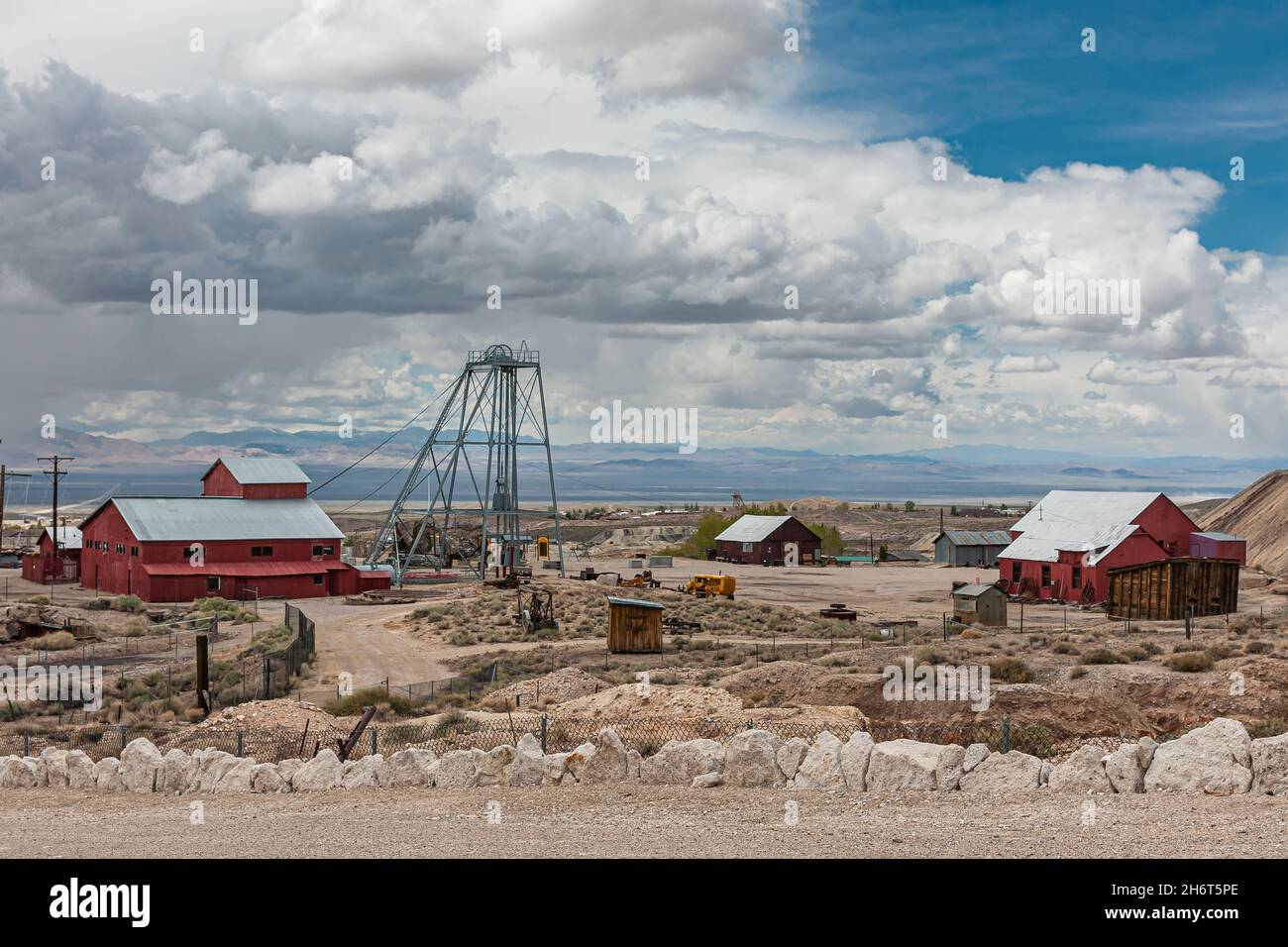 Tonopah, Nevada, US May 18, 2011 Historic Mining Park. Wide
