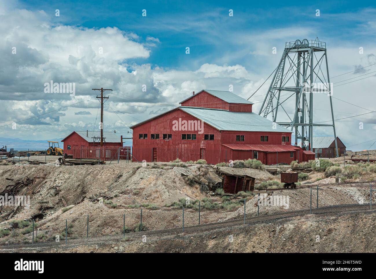 Tonopah, Nevada, US May 18, 2011 Historic Mining Park. Closeup of