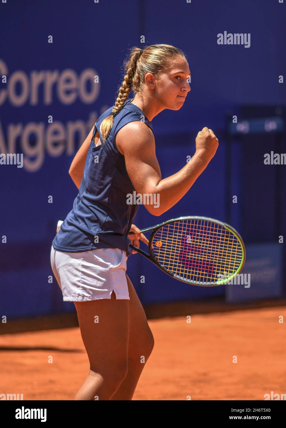 Diane Parry (France). Argentina Open WTA 2021. Semifinal Stock Photo - Alamy