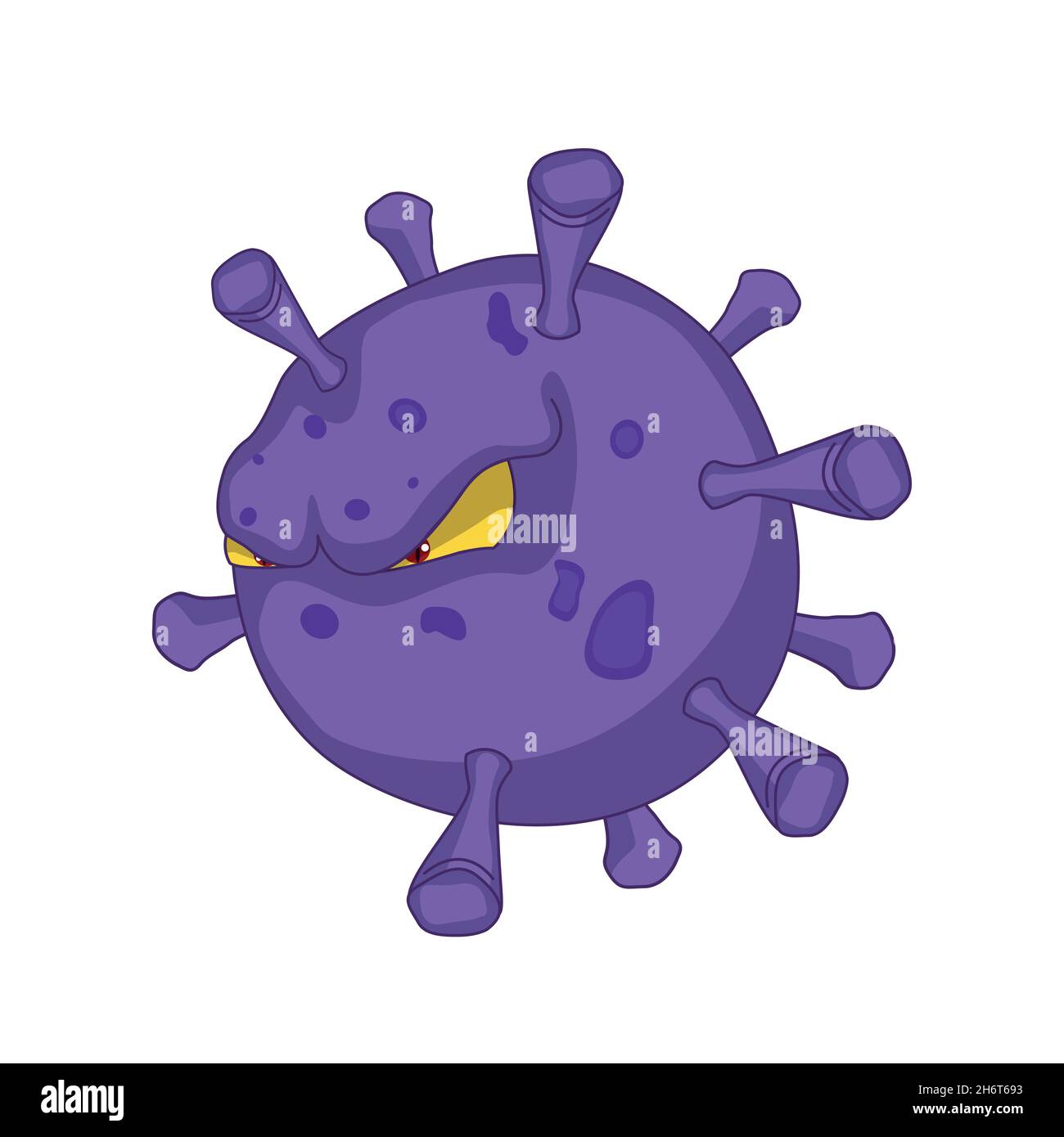 Coronavirus covid-19 vector cartoon design Stock Vector