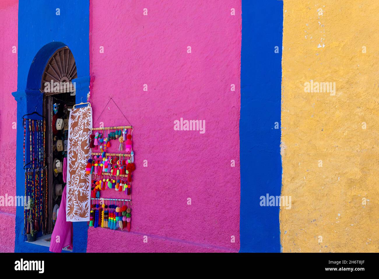 Scenic colonial streets and architecture of San Jose del Cabo in