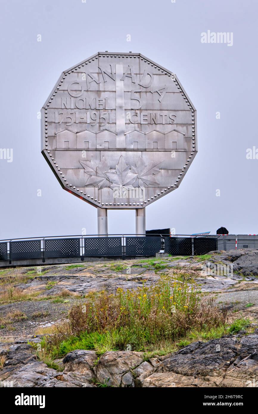 The worlds largest coin, the Big Nickel is a replica of a 1951 Canadian