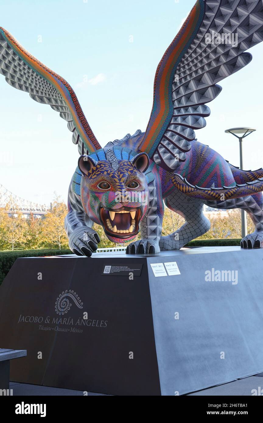 United Nations, New York, USA, November 16, 2021 A guardian for