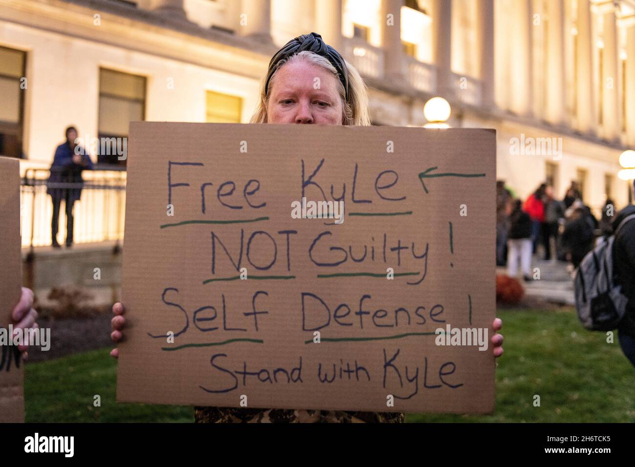 Kyle rittenhouse verdict hi-res stock photography and images - Alamy