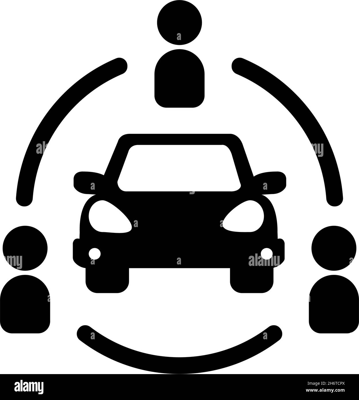 Car sharing vector icon illustration Stock Vector Image & Art - Alamy