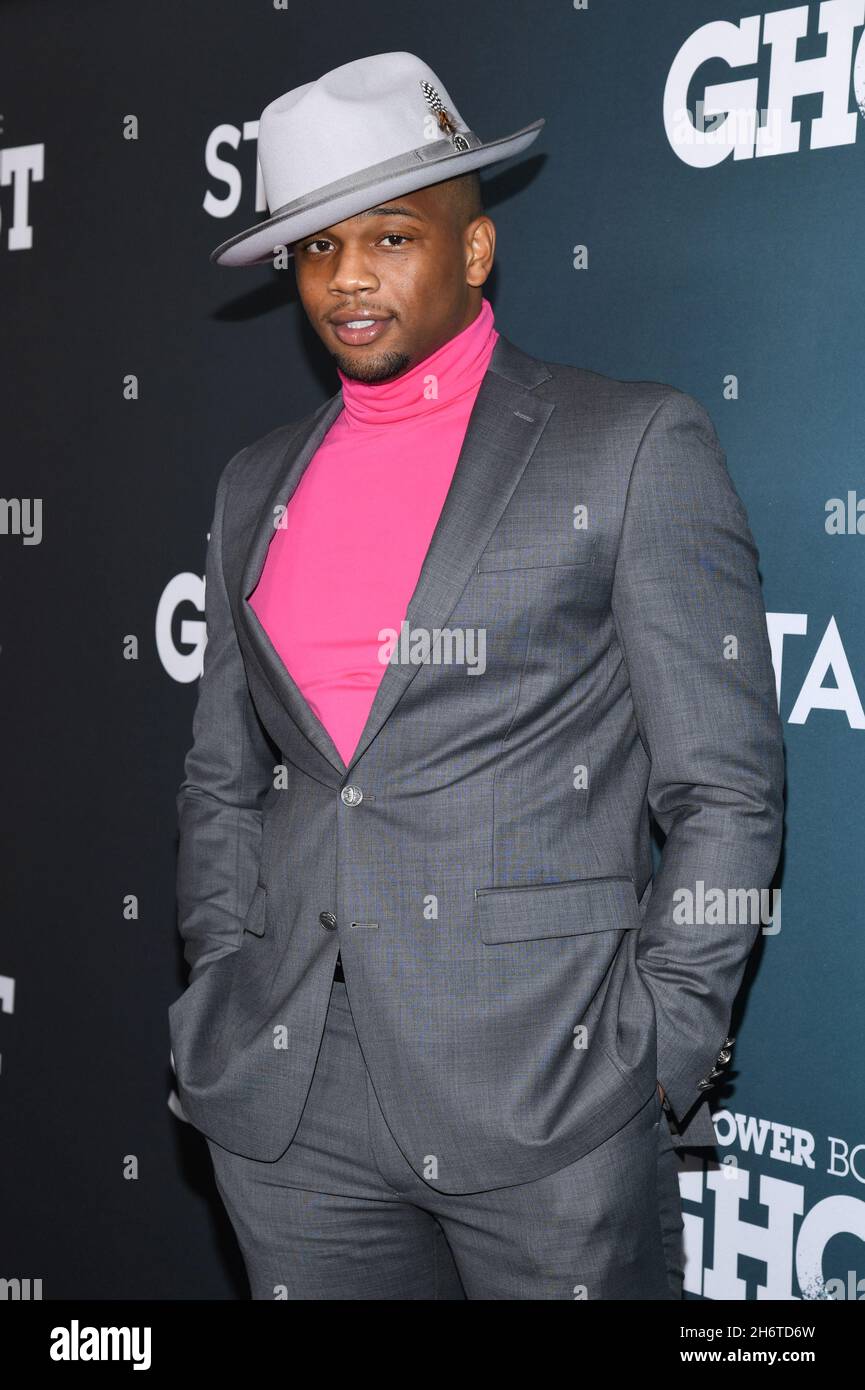 New York, USA. 17th Nov, 2021. Daniel Bellomy attends the “Power Book