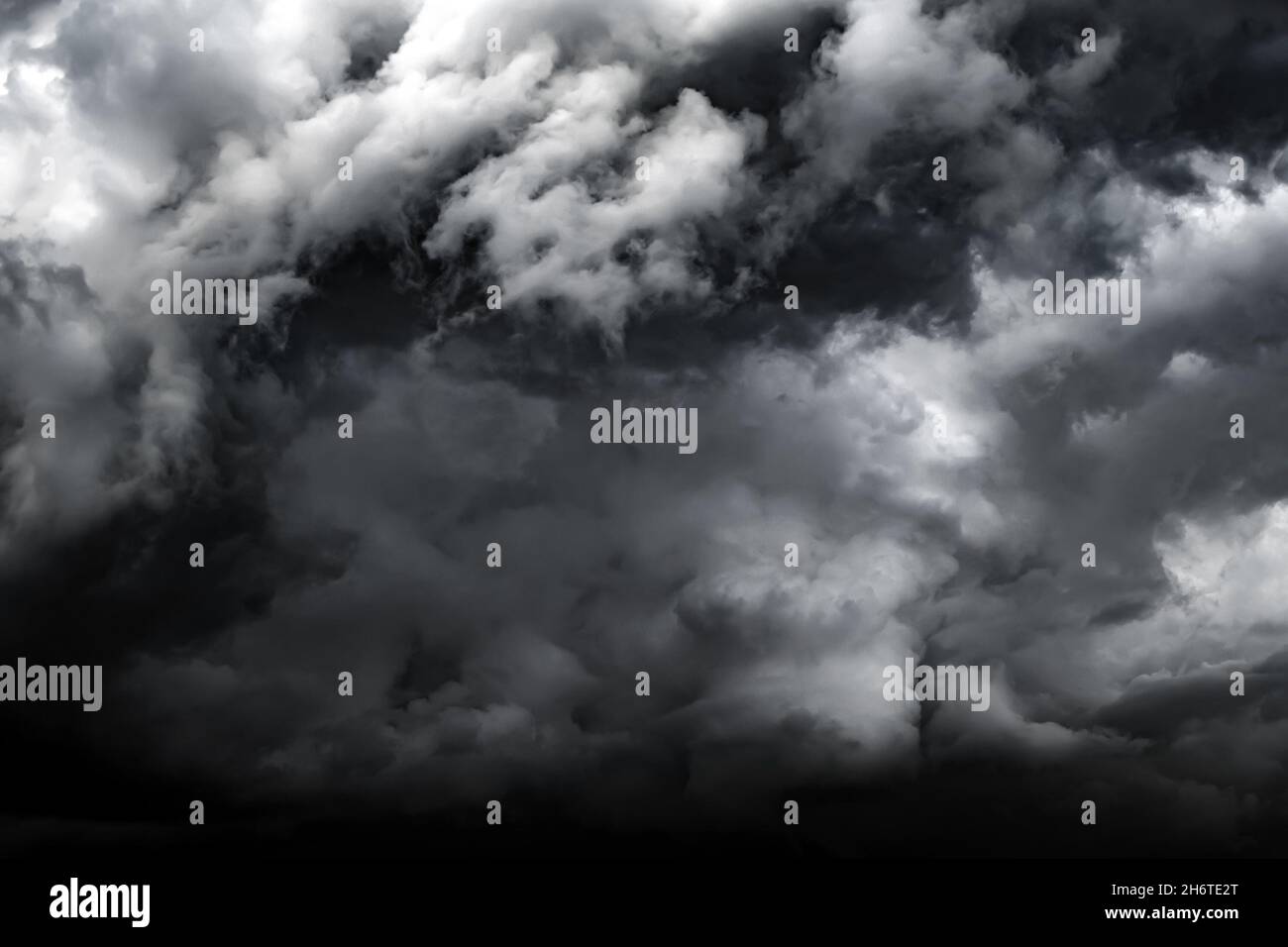 Dramatic Dark Clouds before Thunder Storm and Rain Stock Photo - Alamy
