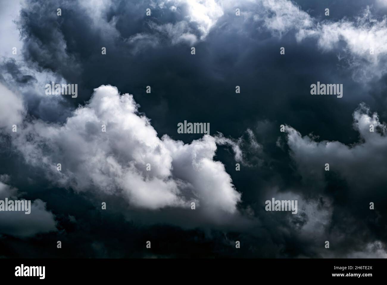 Dramatic Dark Clouds before Thunder Storm and Rain Stock Photo - Alamy