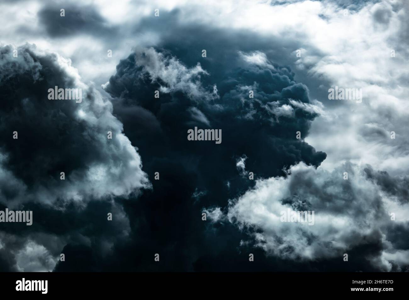 Dramatic Dark Clouds before Thunder Storm and Rain Stock Photo - Alamy