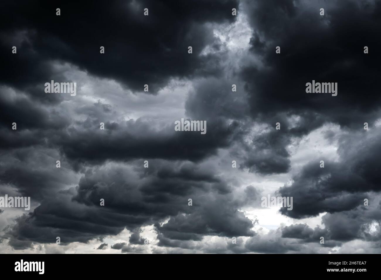 Dramatic Dark Clouds before Thunder Storm and Rain Stock Photo - Alamy