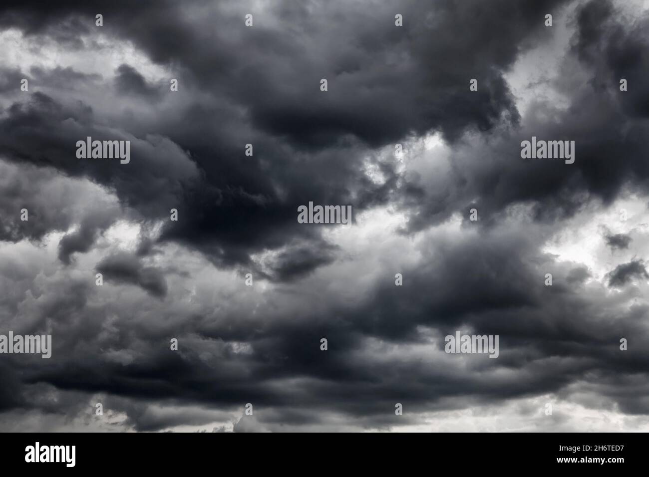 Dramatic Dark Clouds before Thunder Storm and Rain Stock Photo - Alamy