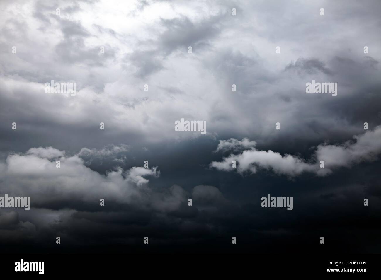 Dramatic Dark Clouds before Thunder Storm and Rain Stock Photo - Alamy