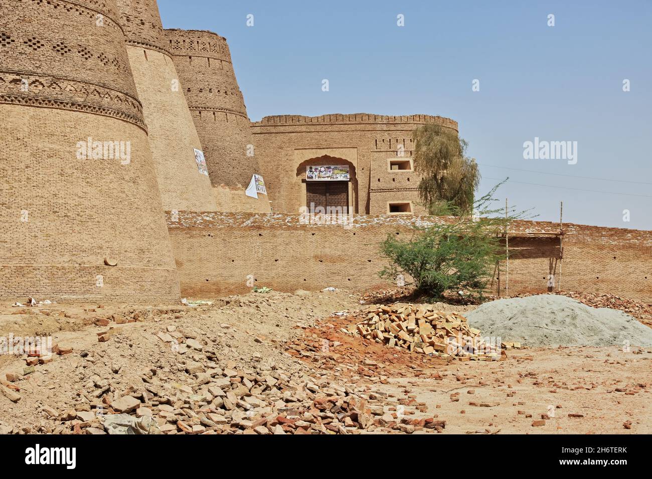 Derawar fort in Ahmadpur East Tehsil, Punjab province, Pakistan Stock