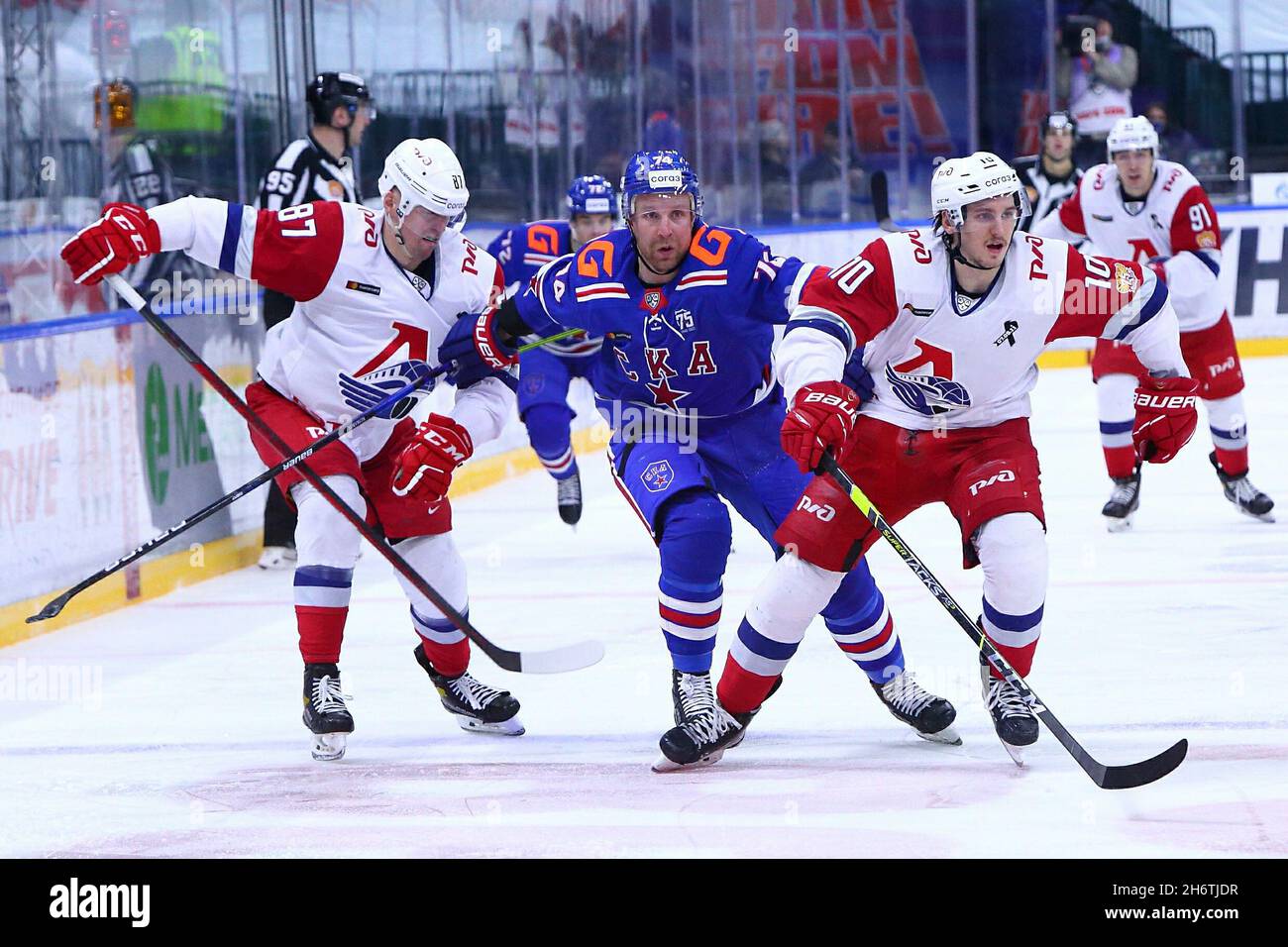 Russian Federation. St. Petersburg. Ice Palace. Hockey. Continental ...