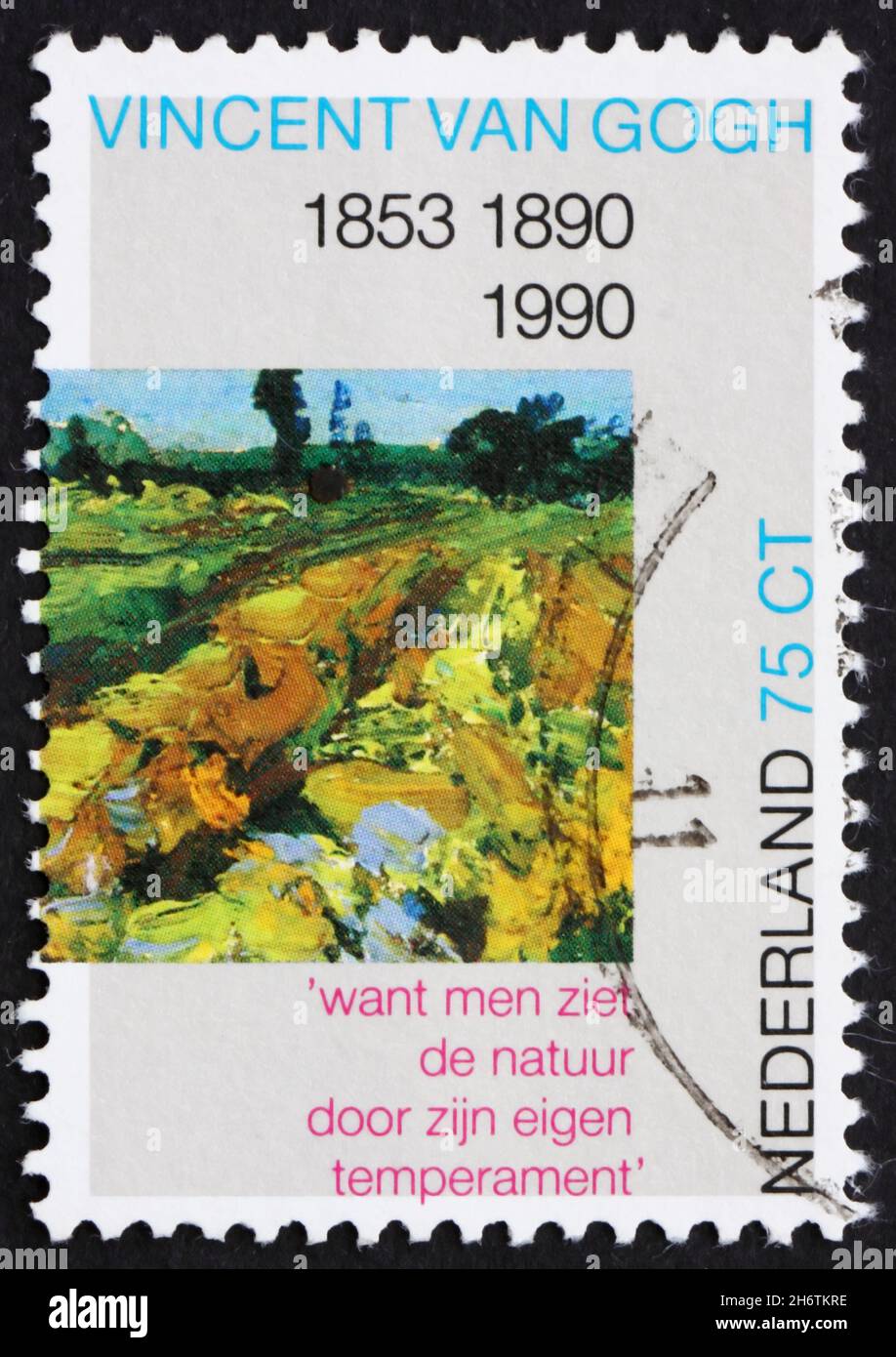 NETHERLANDS - CIRCA 1990: a stamp printed in the Netherlands shows The ...