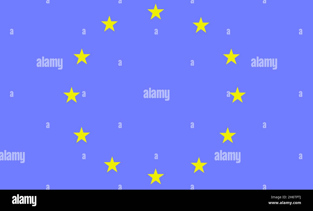 Fahne von Europäische Gemeinschaft Stock Photo