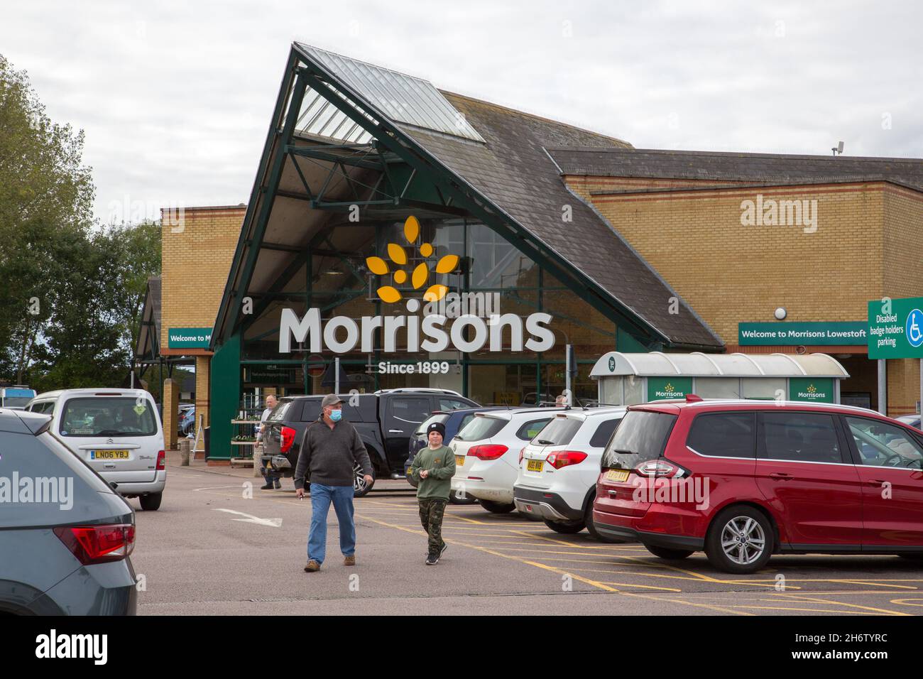 Morrisons Superstore, Lowestoft Stock Photo