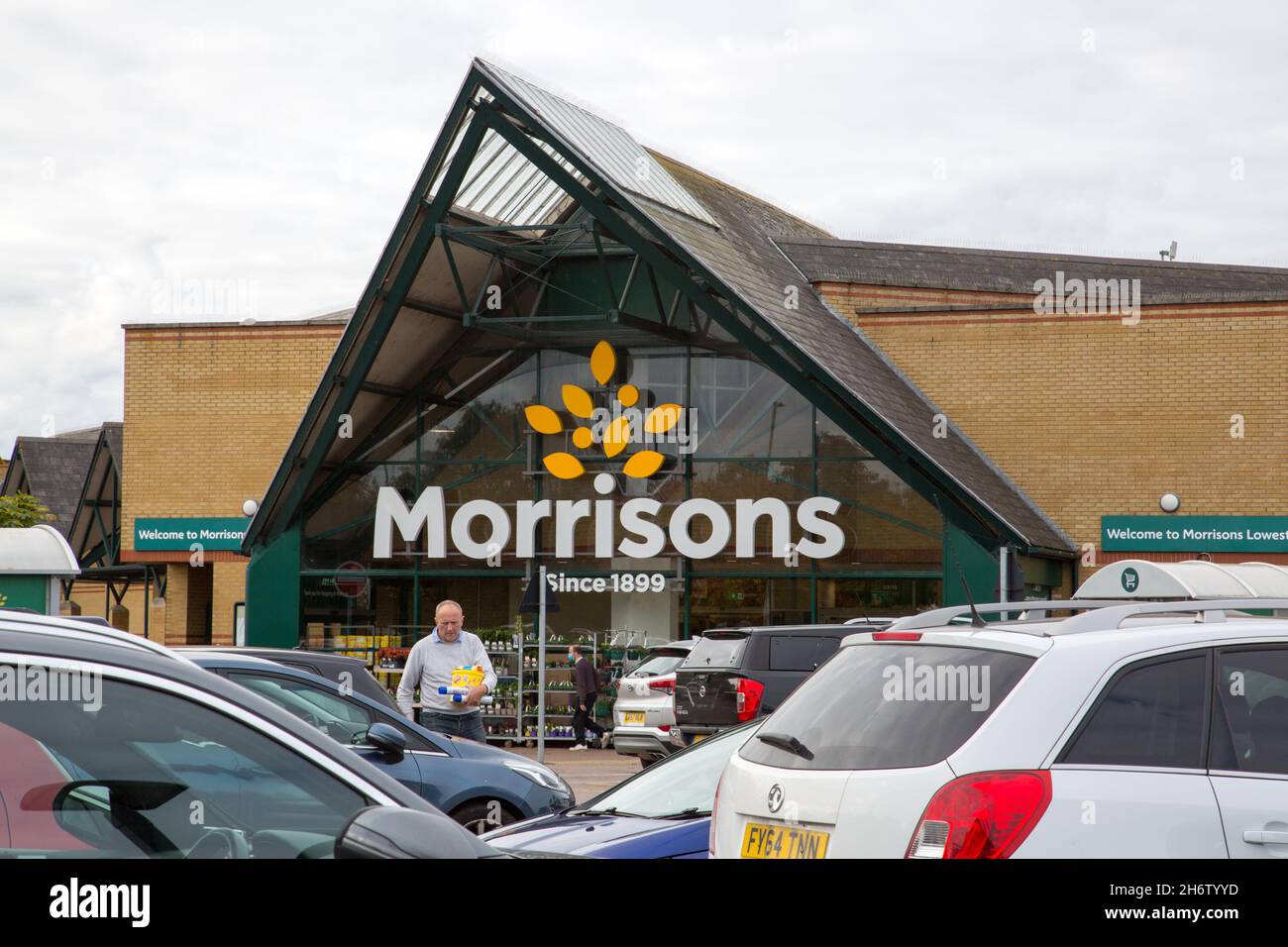 Morrisons Superstore, Lowestoft Stock Photo