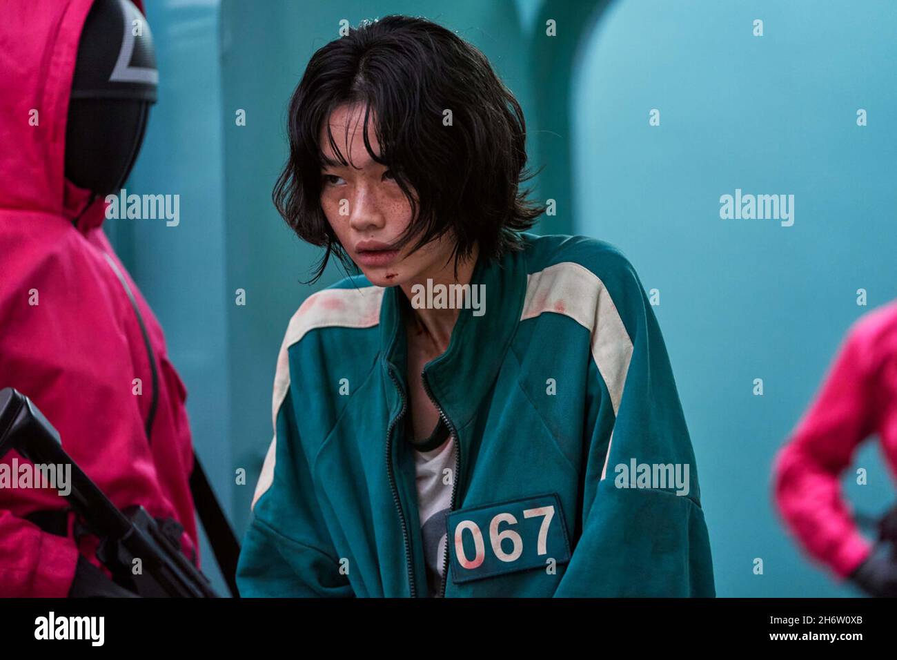 SQUID GAME (TV) (2021) JUNG HOYEON  NETFLIX/MOVIESTORE COLLECTION LTD Stock Photo