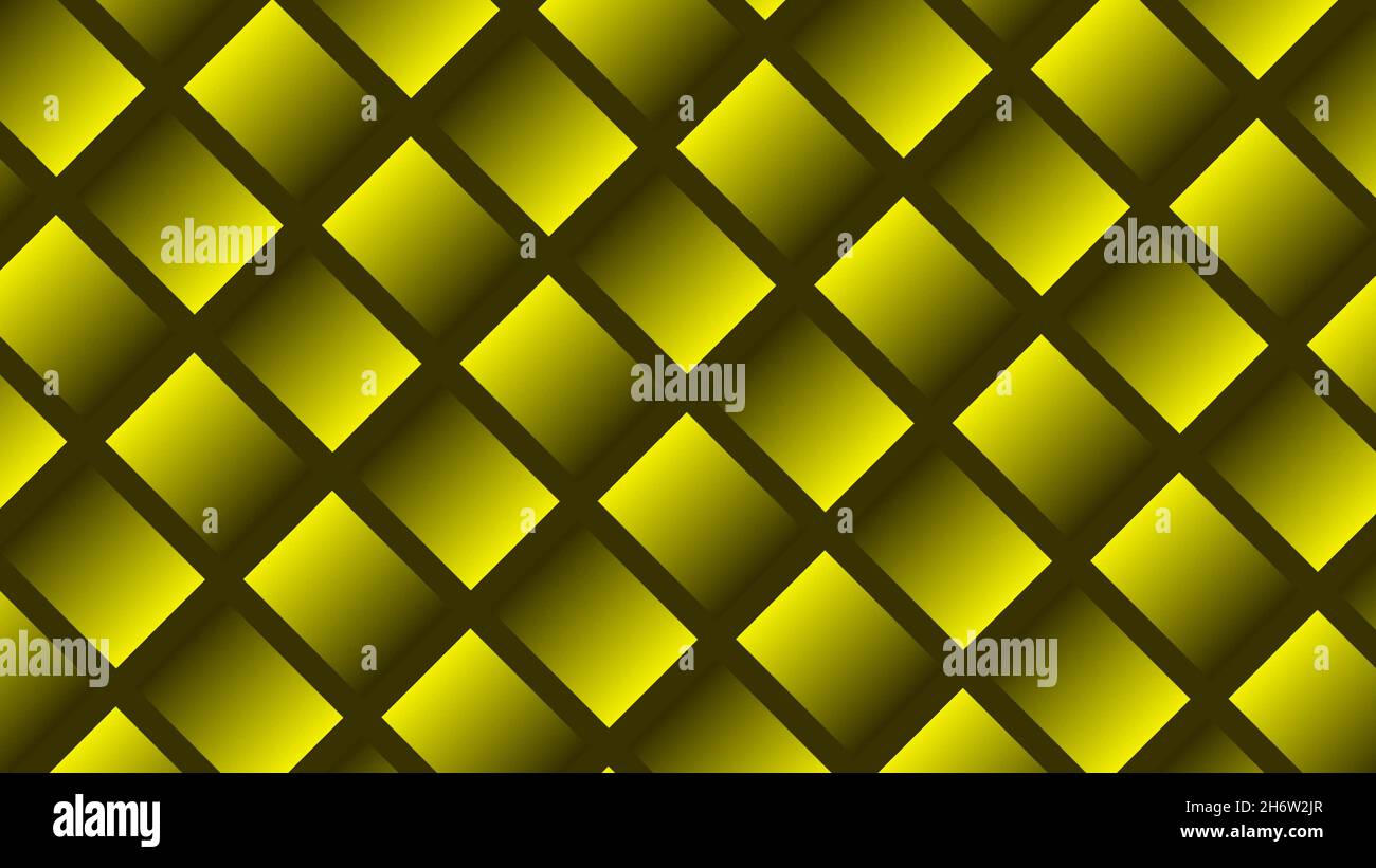 Modern abstract background in yellow color - geometric mosaic of ...