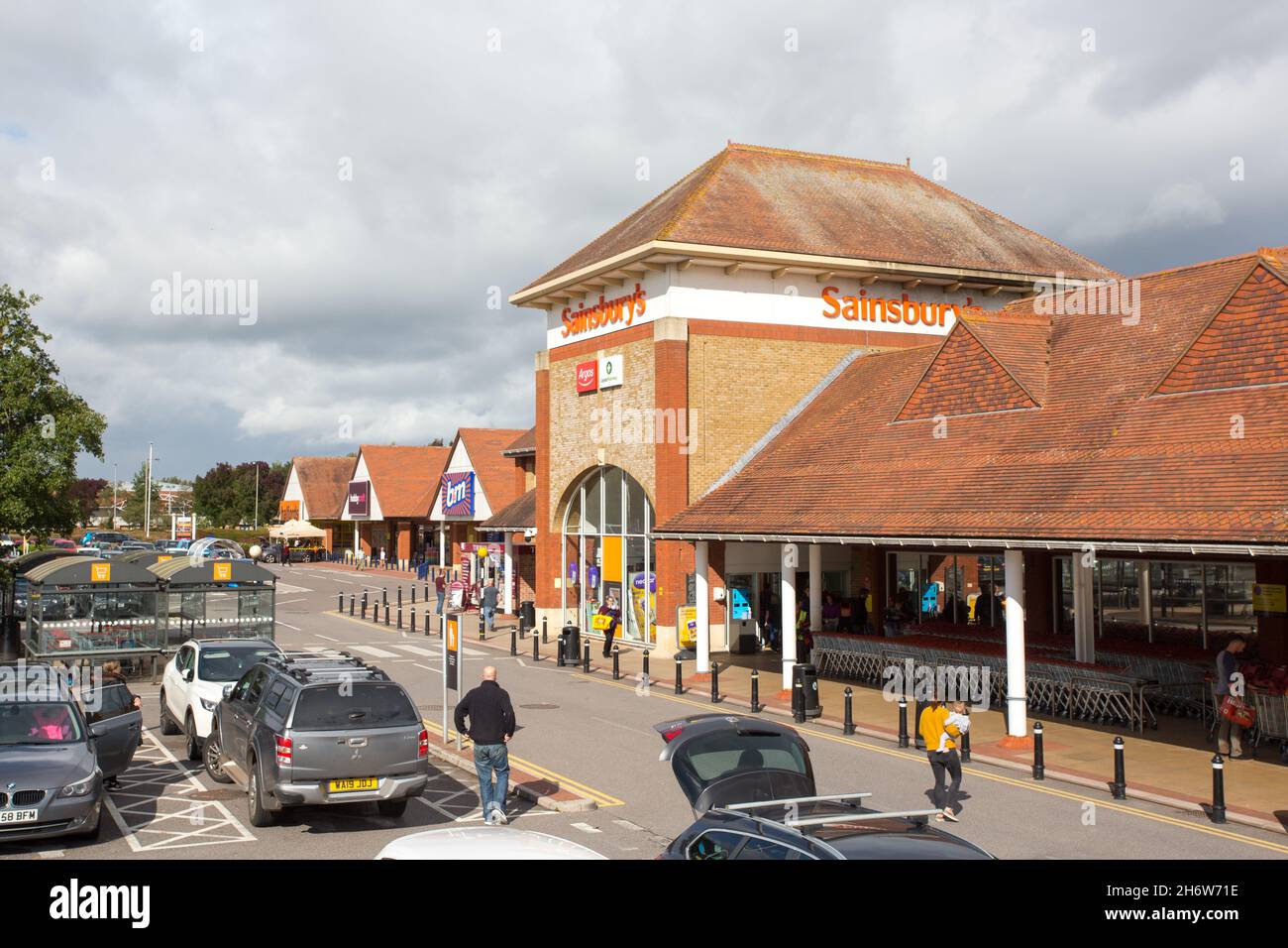 Deane Retail Park, Taunton Stock Photo