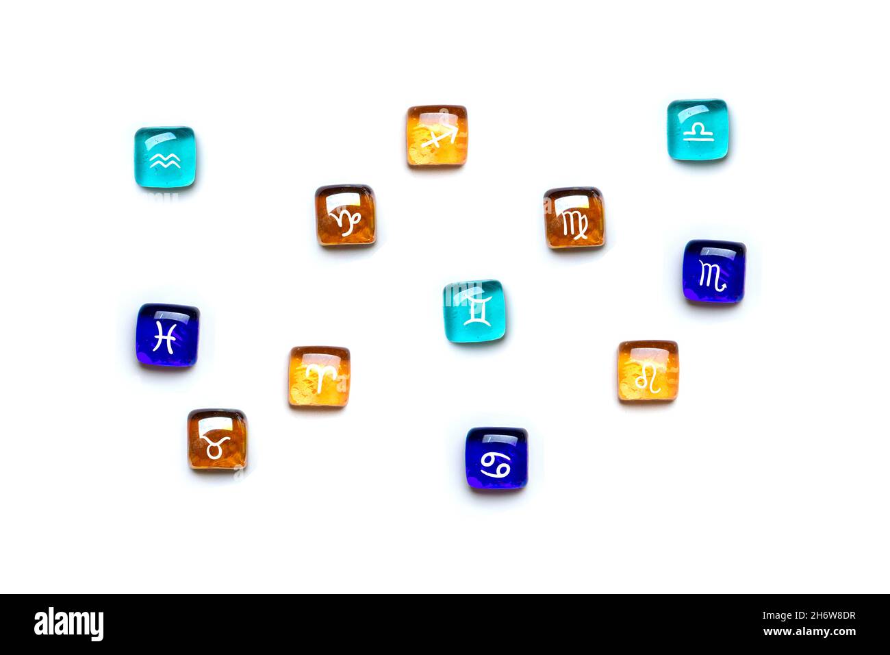 twelve signs of zodiac Three signs correspond to each element: Fire ...