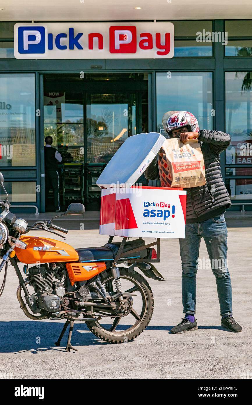Grocery Delivery Boy On Bike
